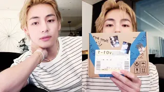 SUB🔴TAEHYUNG WEVERSE LIVE, react Rainy Day, introducing Layover album (Eng, Rus, Hindi, JPN..)