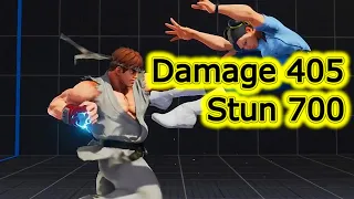 Ryu's V trigger 2 Max damage combo (Street Fighter 5 Season 5 Update)