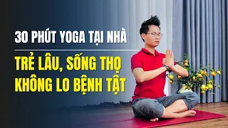 Yoga giãn cơ toàn thân giúp bạn trẻ lâu, sống thọ, không lo bệnh tật | Kim Ba Yoga