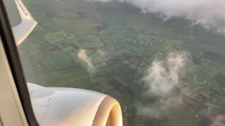 4K Beautiful Sunset Takeoff and Departure from Kerry Airport, Ireland | Ryanair | 737-800