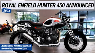 2024 Royal Enfield Hunter 450 Announced: A New Rival Arises to Take on the Harley Davidson X500