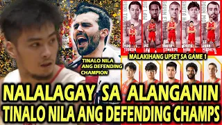 Tinalo nila ang Defending Champion. KAI SOTTO isa sa susi para makuha nila ang panalo. UPSET.