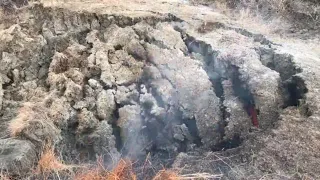 Watch now: Underground coal fire