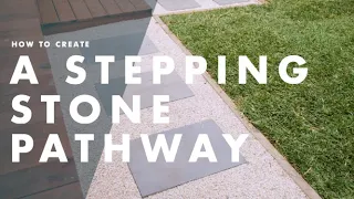 How To Lay A Stepping Stone Pathway | Bunnings Warehouse