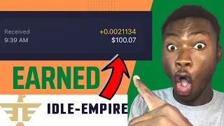 Idle Empire -Get paid 🤑*$100*in passive income (idle empire Tutorial)