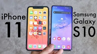 iPhone 11 Vs Samsung Galaxy S10! (Comparison) (Review)