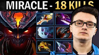 Shadow Fiend Dota Gameplay Miracle with 18 Kills and Rapier