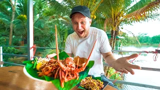 Delicious THAI Monster for $8 / Farm House in Thailand / Motorbike Food Tour in Phang Nga