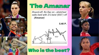 The Amanar Vault ~Yurchenko 2.5 twist~ Who is the best??