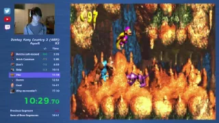 DKC3(GBA) - Aqua% Speedrun in 16:55 [WR]