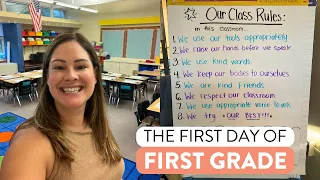 My First Day of First Grade!! // First Grade Classroom Vlog