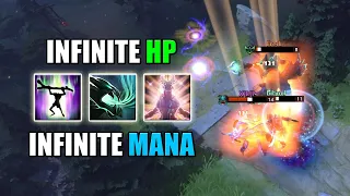 Infinite HP/Mana with Pulse Nova + Essence Flux in Ability draft