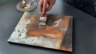 Unlock Your Inner Artist! Easy DIY abstract painting - techniques - texture - Layering - mixed media