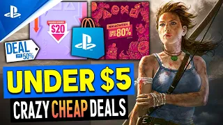 13 FANTASTIC PSN Game Deals UNDER $5 NOW! SUPER CHEAP PS4 Games! (Halloween Sale + Games Under $20)