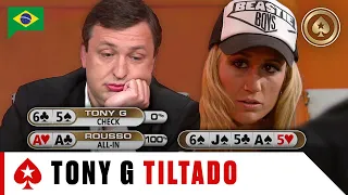 Quando Tony G recebe CARMA ♠️ O Melhor do Big Game ♠️ PokerStars Brasil