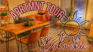 BOHO CHIC🪴ONE BEDROOM ATLANTA LUXURY APARTMENT TOUR | WHAT I’VE DONE SINCE MOVING🔑 IN📦