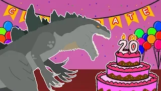 DinoMania | Zilla 20th anniversary! Godzilla cartoons