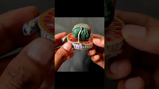 Diwali Crackers experiment | Chakri vs Green sutli #shorts