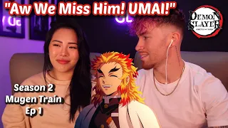 We Miss Rengoku 😭 | Demon Slayer Reaction S2 Mugen Train Ep 1