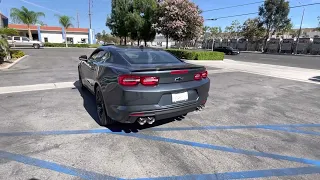 2022 Camaro LT1 V8 6.2L 6-Speed Manual - MBRP Cat-Back Exhaust System Installed (Straight Pipe)