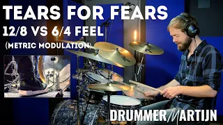12/8 vs 6/4 feel - Tears for Fears - Everybody Wants To Rule The World //  by DrummerMartijn