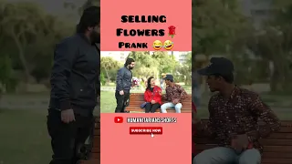 Fight Between Couple😯😂 | Selling Flowers Prank | Humanitarians #shorts