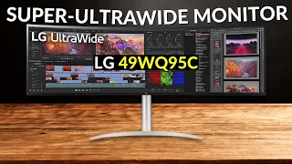 LG 49WQ95C - The First 49" Curved Super UltraWide 144hz IPS Monitor | Dynamic Display Vibrant colors