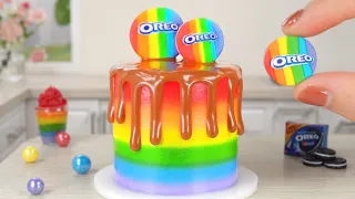 Ide Terbaik Kue Pelangi Oreo😍 Ide Kue Mini yang Lezat ⚫ Lisa Kecil Baker