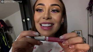 ASMR en español APLICANDO LIPGLOSS / LIPSTICK APPLICATION // SAMII HERRERA