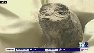 'Mummified aliens' unveiled to Mexican Congress