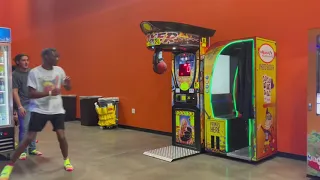 Boxers On Punching Machine