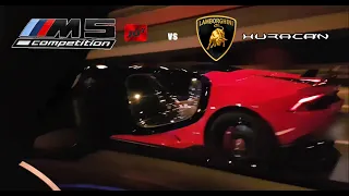 BMW M5 F90 Tune vs Lamborghini Huracan Spyder LP610 4