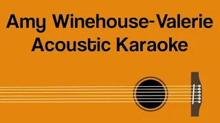 Amy Winehouse - Valerie (Acoustic Karaoke)