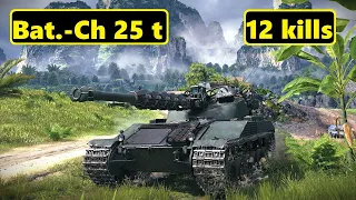 Bat.-Châtillon 25 t. 12 kills. 8.5k dmg. World of Tanks Top Replays.