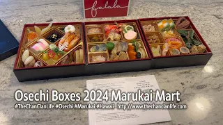 TheChanClan: 3-Tier Osechi Boxes Marukai Wholesale Mart / Don Quijote 2024 New Year's