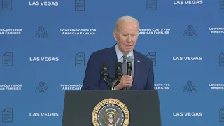 President Biden speaks at UNLV about cutting the cost of prescription drugs