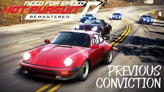 Need for Speed Hot Pursuit Remastered | Previous Conviction | Прохождение
