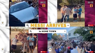 Messi & Family Receives WARM Welcome as They Arrived at Home Town