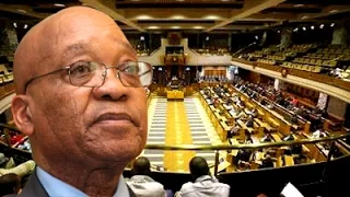 President Jacob Zuma answers questions in Parliament