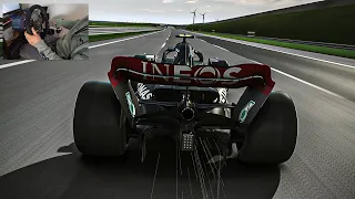 120,000HP Lewis Hamilton F1 Car (2,000MPH) - Assetto Corsa | Thrustmaster Wheel Gameplay