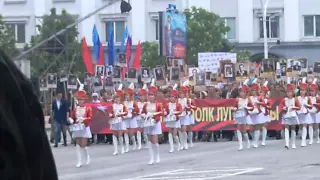 Парад Победы в Луганске 09.05.2015