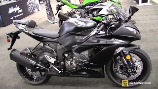 2015 Kawasaki Ninja ZX-6R 30th Anniversary Edition Walkaround - 2014 Toronto Snowmobile & ATV Show