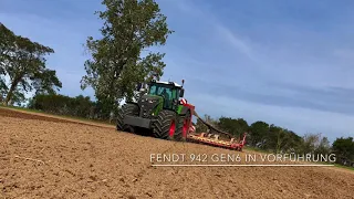 Fendt 942 Vario Gen 6 mit Väderstad Spirit 800S