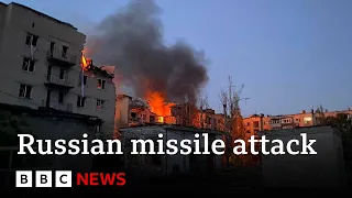 Russian missile attack kills at least seven in Ukraine - BBC News