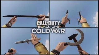 Black Ops Cold War - All Melee Weapon Inspect Animations