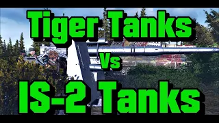Call to Arms - Gates of Hell: Ostfront Tiger Tanks vs IS-2 Tanks