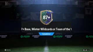 OPENING MY 87+ BASE, WINTER WILDCARDS OR TOTY ICON PLAYER PICK! (EA FC 24)