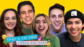 The Cast of Cobra Kai Gives Each Other An Acting Test | That's So Emo | Cosmopolitan