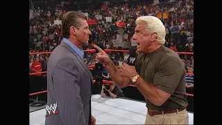 Mr. McMahon Challenges Ric Flair For 100% Ownership In WWE | RAW Jun 10, 2002