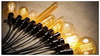 Ретро лампа Эдисона в стиле лофт обзор /💡 Loft лампочку купить